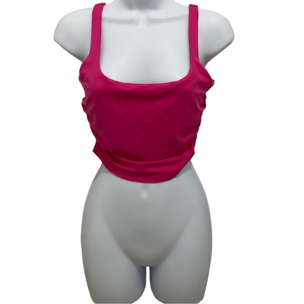 Susana Monaco Crop Top In Hot Pink size S NEW